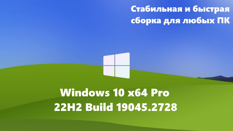 Windows 10 x64 Professional 22H2 Build 19045.2728